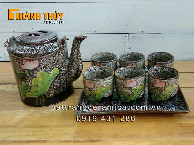 Bộ ấm tích pha trà xanh Bát Tràng 1.5L cao cấp đẹp bền mê hoặc Bộ ấm tích pha trà xanh Bát Tràng 1.5L cao cấp đẹp bền mê hoặc