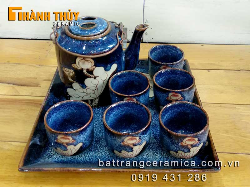 Ấm tích Bát Tràng 15L pha trà xanh an toàn chất lượng cao Ấm tích Bát Tràng 15L pha trà xanh an toàn chất lượng cao