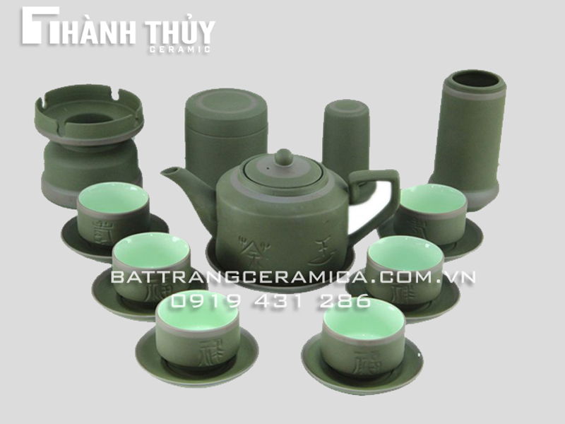 Tích Phúc Lộc Thọ Gốm Xanh Lòng Xanh Quà Tặng Tài Lộc May Mắn Tích Phúc Lộc Thọ Gốm Xanh Lòng Xanh Quà Tặng Tài Lộc May Mắn