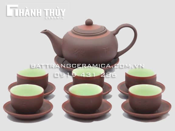 Tống vẽ phúc lộc thọ đậm đà men nâu chỉ đỏ sang trọng Tống vẽ phúc lộc thọ đậm đà men nâu chỉ đỏ sang trọng