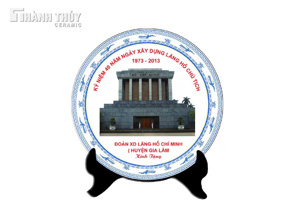 Đĩa sứ in logo cao cấp quà tặng gốm sứ 10 độc đáo giá tốt Đĩa sứ in logo cao cấp quà tặng gốm sứ 10 độc đáo giá tốt