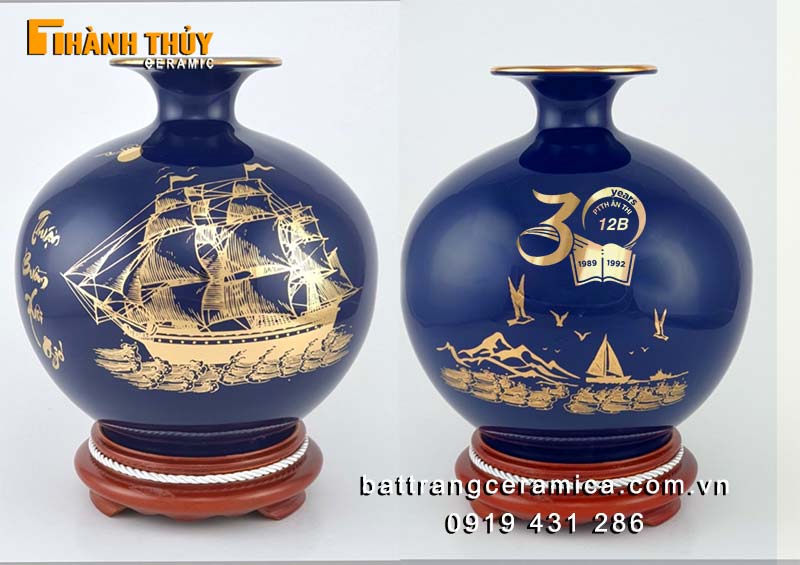 Quà tặng đối tác bình hút lộc 24k sang trọng Ý nghĩa Tết