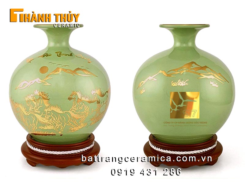 Bình hút lộc cao cấp in logo quà tặng doanh nghiệp ý nghĩa tết