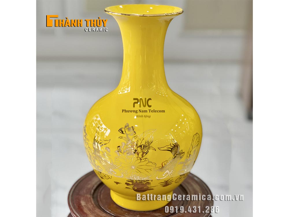 Bình gốm Bát Tràng quà tặng doanh nghiệp sang trọng ý nghĩa Bình gốm Bát Tràng quà tặng doanh nghiệp sang trọng ý nghĩa