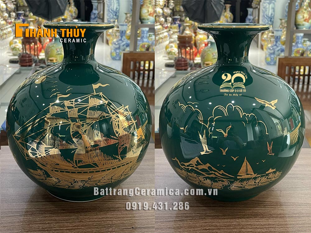 Bình hút lộc sang trọng Quà tặng tri ân Thầy Cô Ý nghĩa Phong Thủy