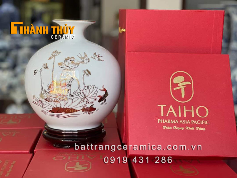 Bình hút lộc quà tết doanh nghiệp tặng khách hàng đối tác ý nghĩa