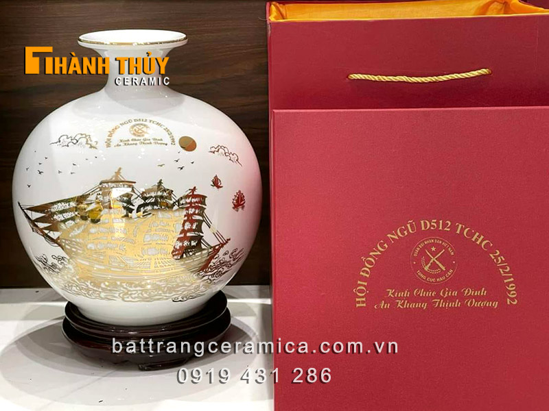 Bình hút lộc in logo quà tặng độc đáo ý nghĩa tặng hội đồng ngũ