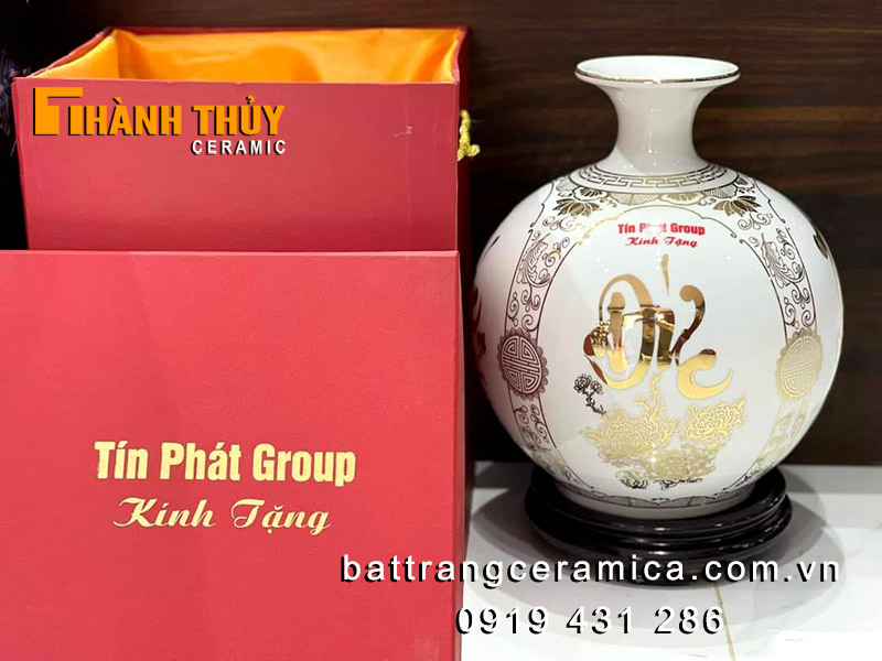 Bình hút lộc sang trọng quà tặng hội nghị in logo giá tốt 