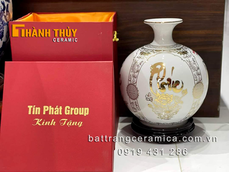 Bình hút lộc sang trọng quà tặng hội nghị in logo giá tốt