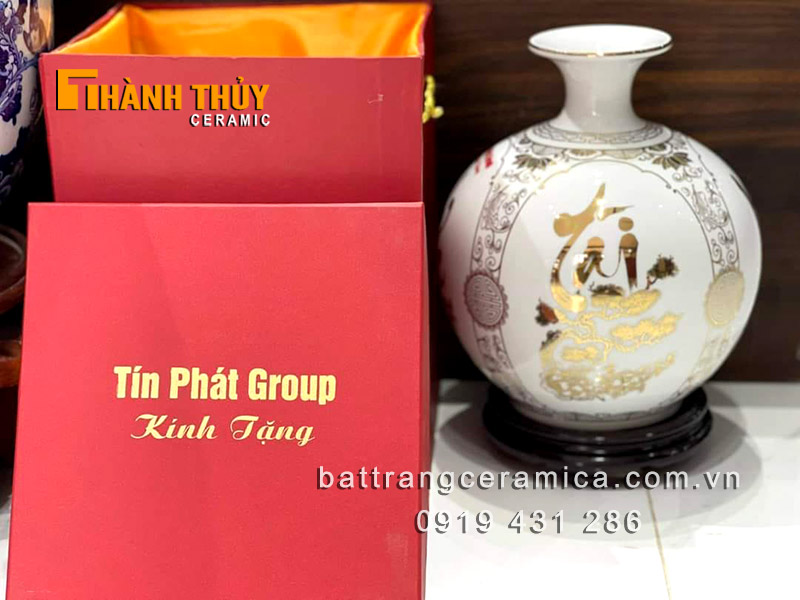Bình hút lộc sang trọng quà tặng hội nghị in logo giá tốt