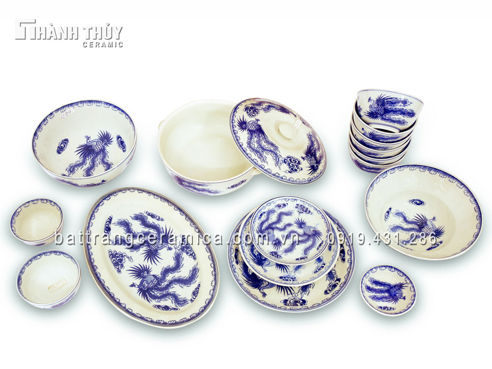 Bộ đồ ăn Phượng Hoàng sang trọng ấm cúng quà tặng tuyệt vời Bộ đồ ăn Phượng Hoàng sang trọng ấm cúng quà tặng tuyệt vời