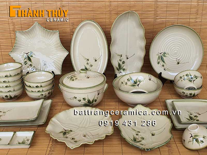 Bộ bát đĩa trúc chuồn 27 món cao cấp an toàn sức khỏe