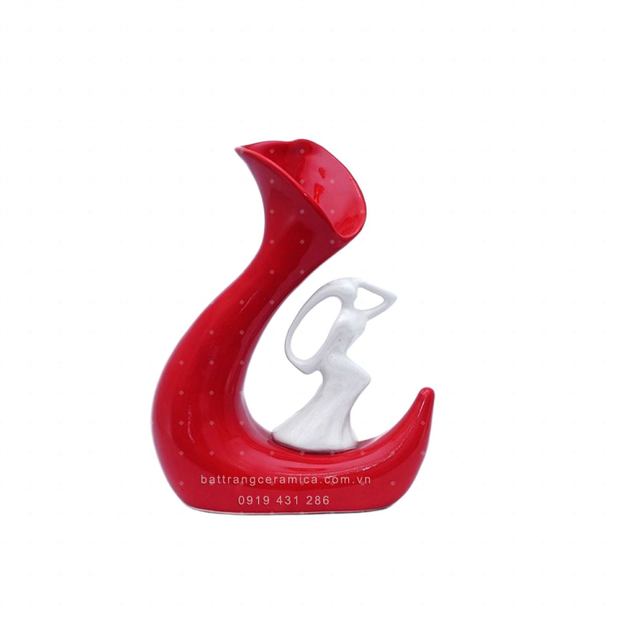 Lọ hoa nghệ thuật đẹp độc đáo quà tặng in logo giao hàng nhanh 