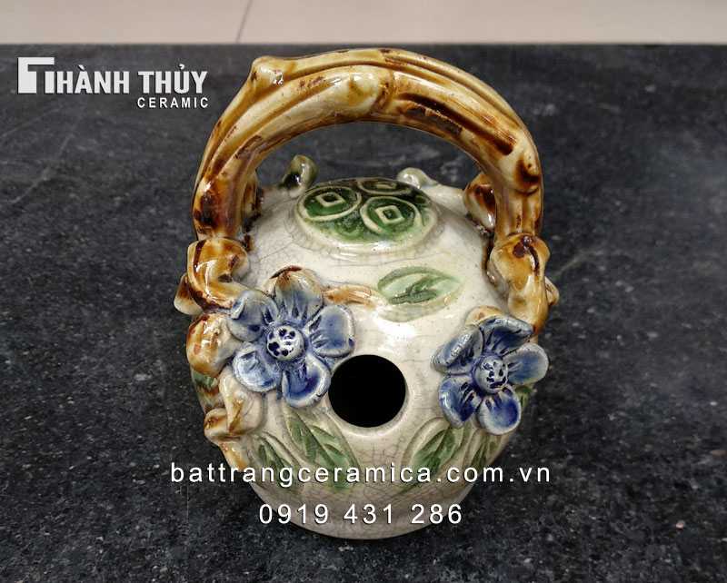 Bình vôi sứ hoa mai men rạn 13cm – Quà tặng xuất sắc, trang trí sang Bình vôi sứ hoa mai men rạn 13cm – Quà tặng xuất sắc, trang trí sang