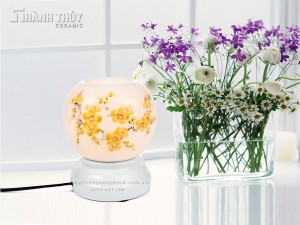 Đèn Xông Tinh Dầu Hoa Mai Vàng Sang Trọng Tinh Dầu Oải Hương