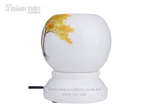 Đèn Xông Tinh Dầu Gốm Sứ Phố Cổ Sang Trọng Tinh Dầu Thơm