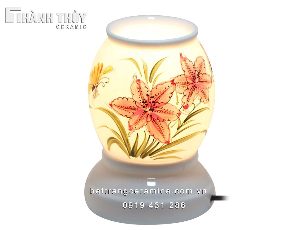 Đèn đốt tinh dầu Loa kèn sang trọng tiện lợi nội thất đẹp 