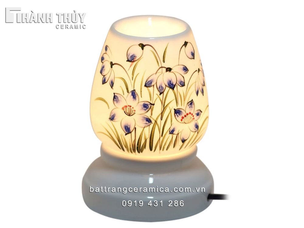 Đèn xông tinh dầu hoa Cỏ quà tặng độc đáo giao nhanh Hà Nội