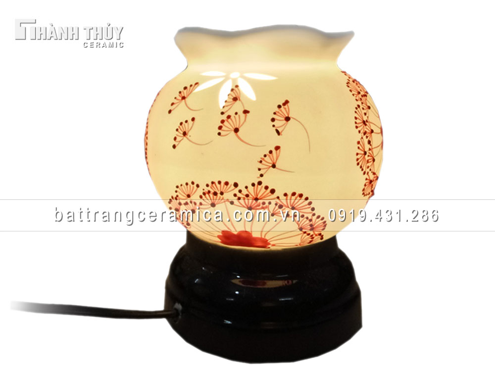 Đèn xông tinh dầu hoa Bồ Công Anh sang trọng quà tặng