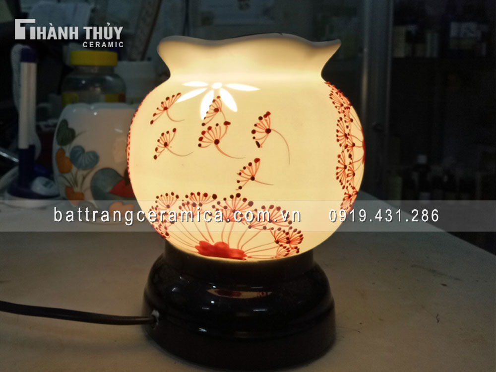 Đèn xông tinh dầu hoa Bồ Công Anh sang trọng quà tặng