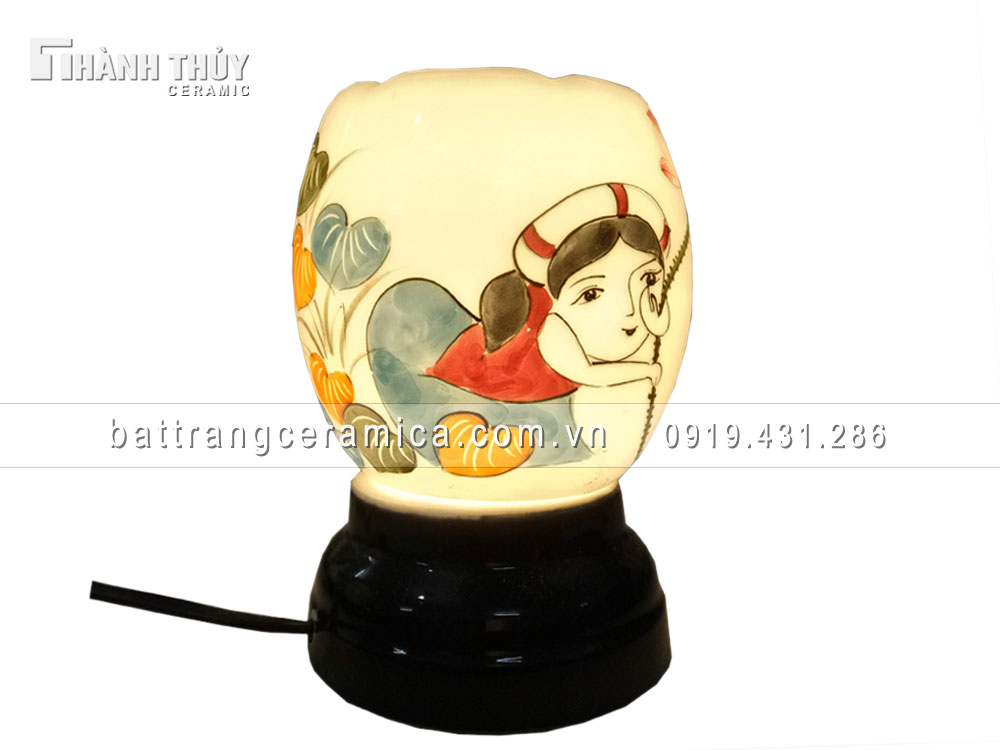 Đèn xông tinh dầu thiếu nữ cao cấp Tinh dầu thiên nhiên Quà tặng độc đáo