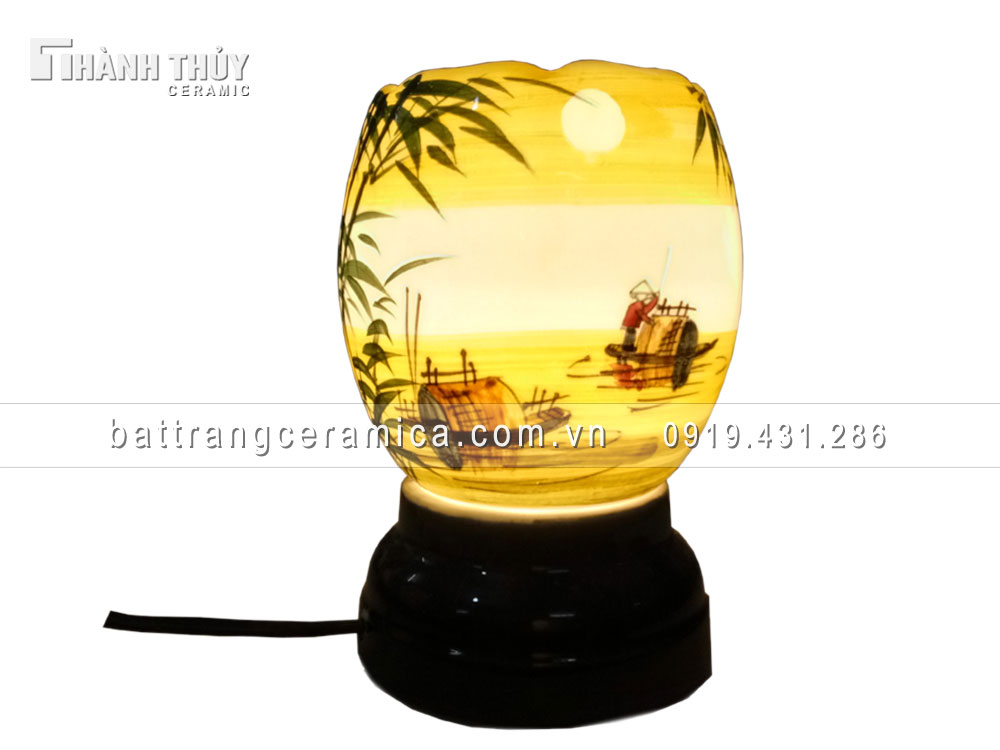 Đèn xông tinh dầu sông nước quà tặng ý nghĩa Giá tốt