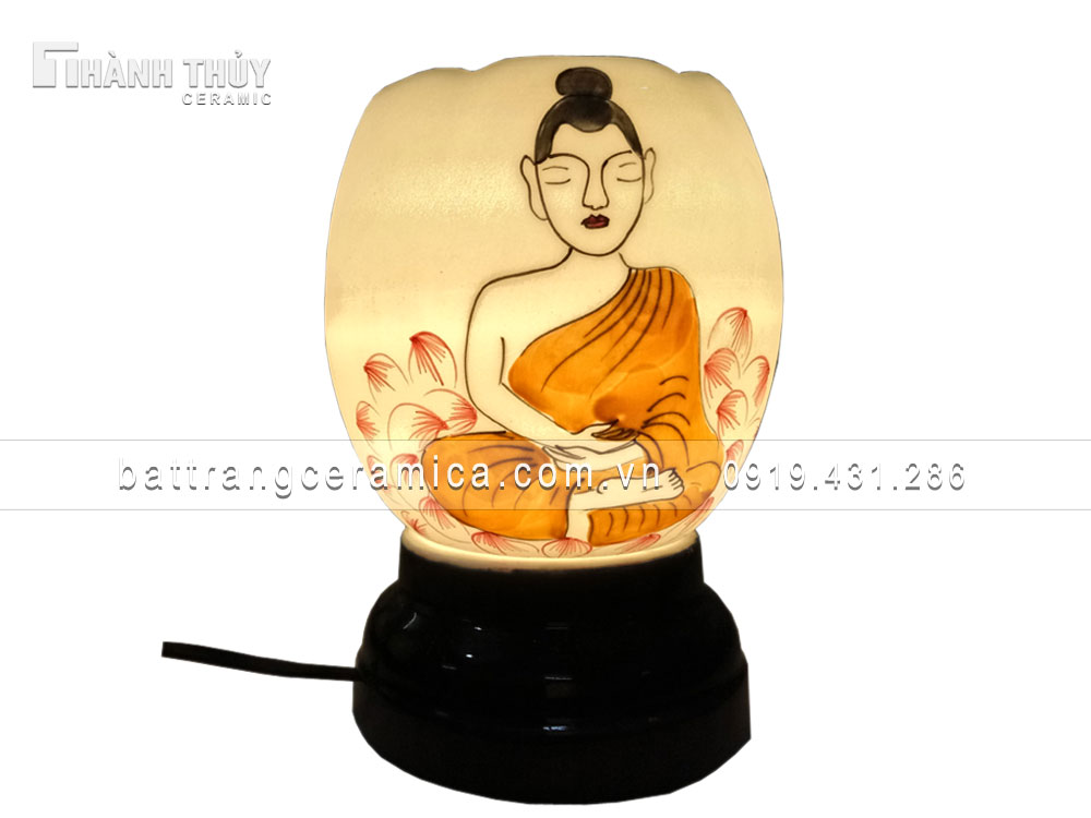 Đèn xông tinh dầu Phật phong thủy trang trí quà tặng độc đáo