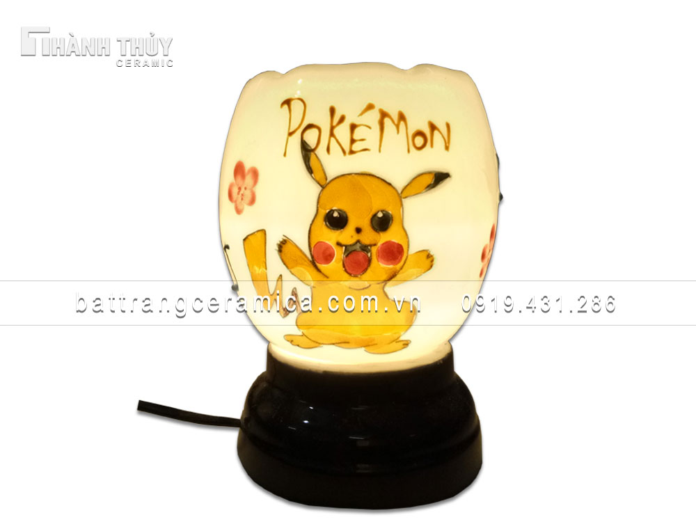 Đèn xông tinh dầu Pokemon Quà tặng độc đáo Giá tốt Hà Nội 