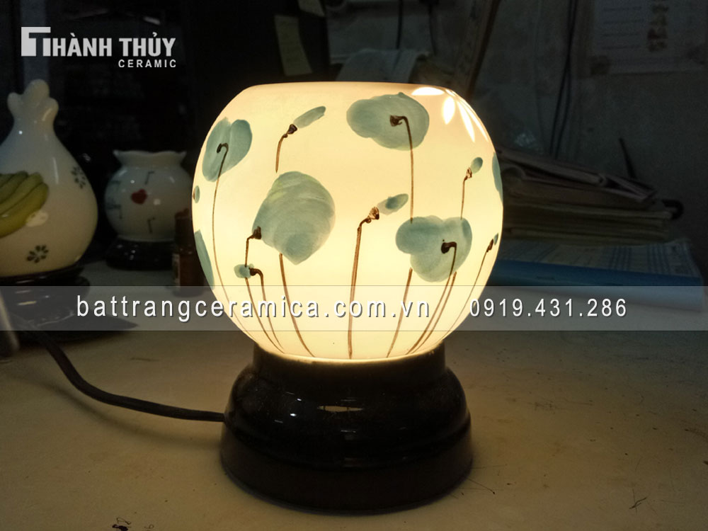 Đèn xông tinh dầu hoa cỏ sang trọng quà tặng độc đáo giá tốt