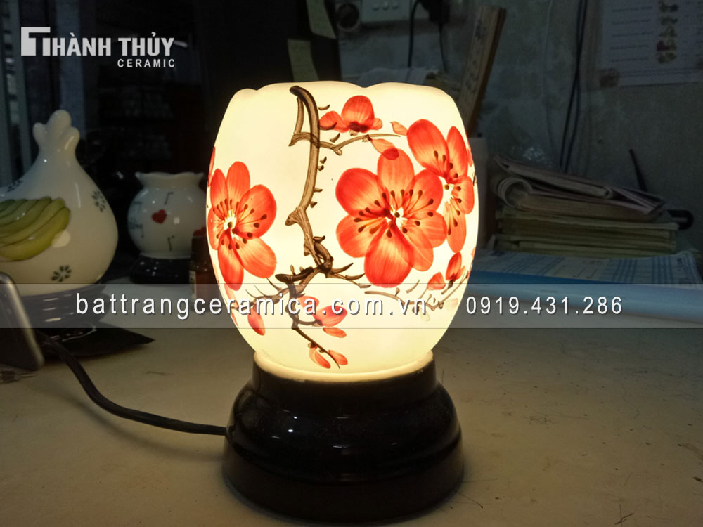 Đèn xông tinh dầu hoa Gạo quà tặng độc đáo giao nhanh