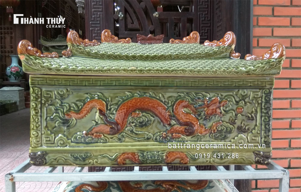 Quách tiểu sứ mái chùa hổ phách sang trọng bán chạy quà tặng ý nghĩa Quách tiểu sứ mái chùa hổ phách sang trọng bán chạy quà tặng ý nghĩa