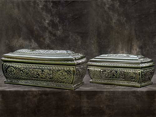 Bộ Tiểu Quách Sứ Kim Tiền Hoàng Mộc Cao Cấp Bát Tràng Đẹp 