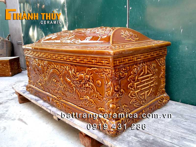 Quách tiểu sứ hoàng thổ Rồng luân hồi cao cấp uy tín chất lượng bán chạy