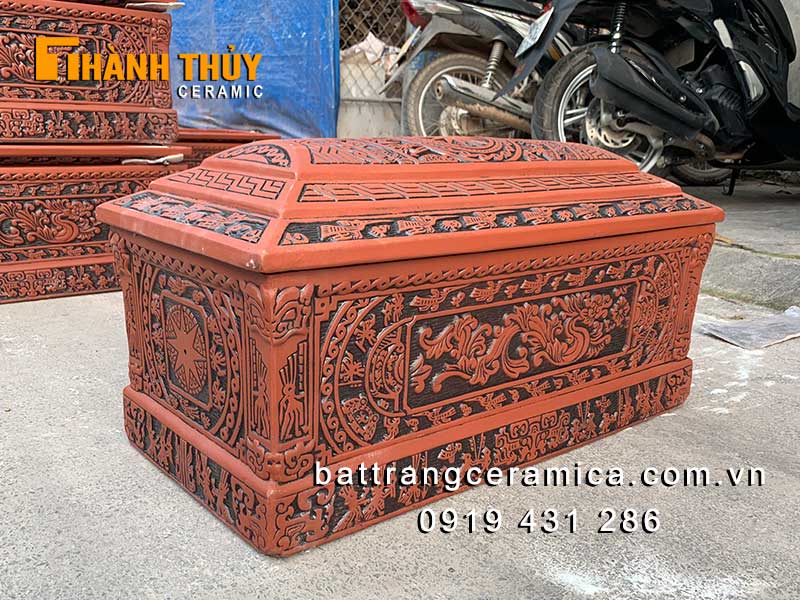 Bộ quách tiểu sành cao cấp Bát Tràng đẳng cấp sang trọng