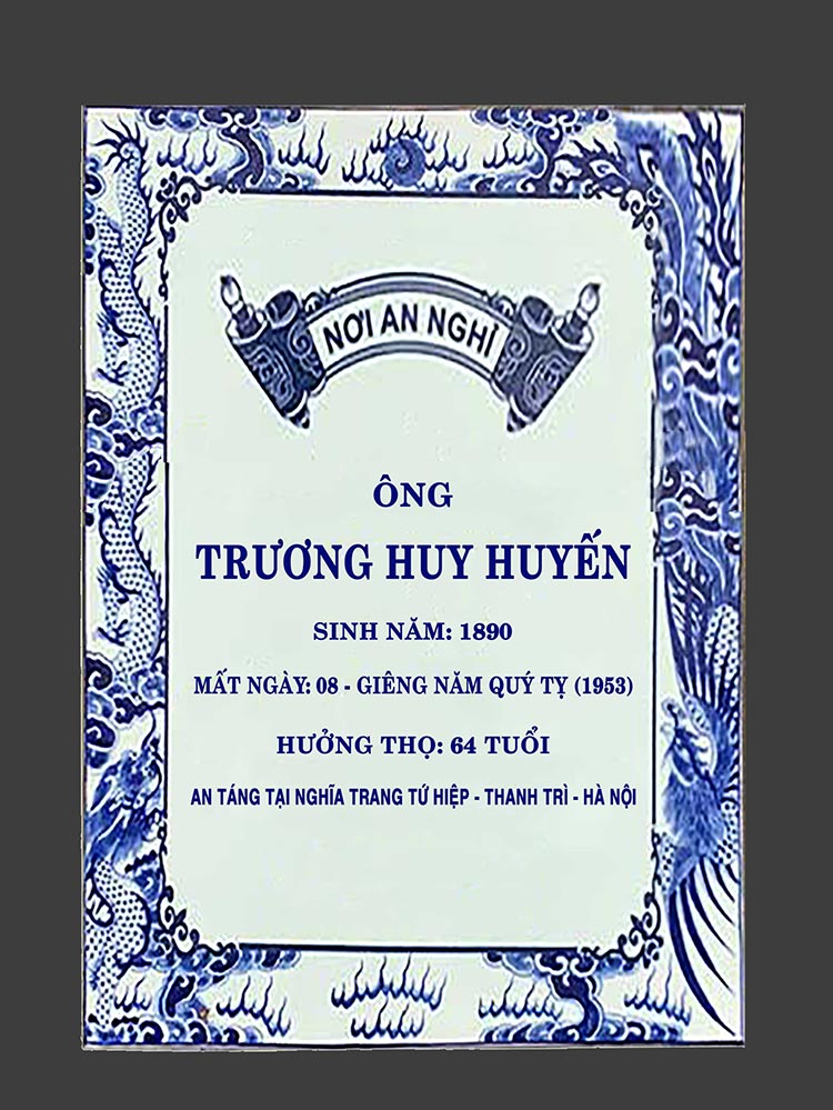 Bia mộ gốm sứ cao cấp bền đẹp mẫu mã đa dạng giá tốt