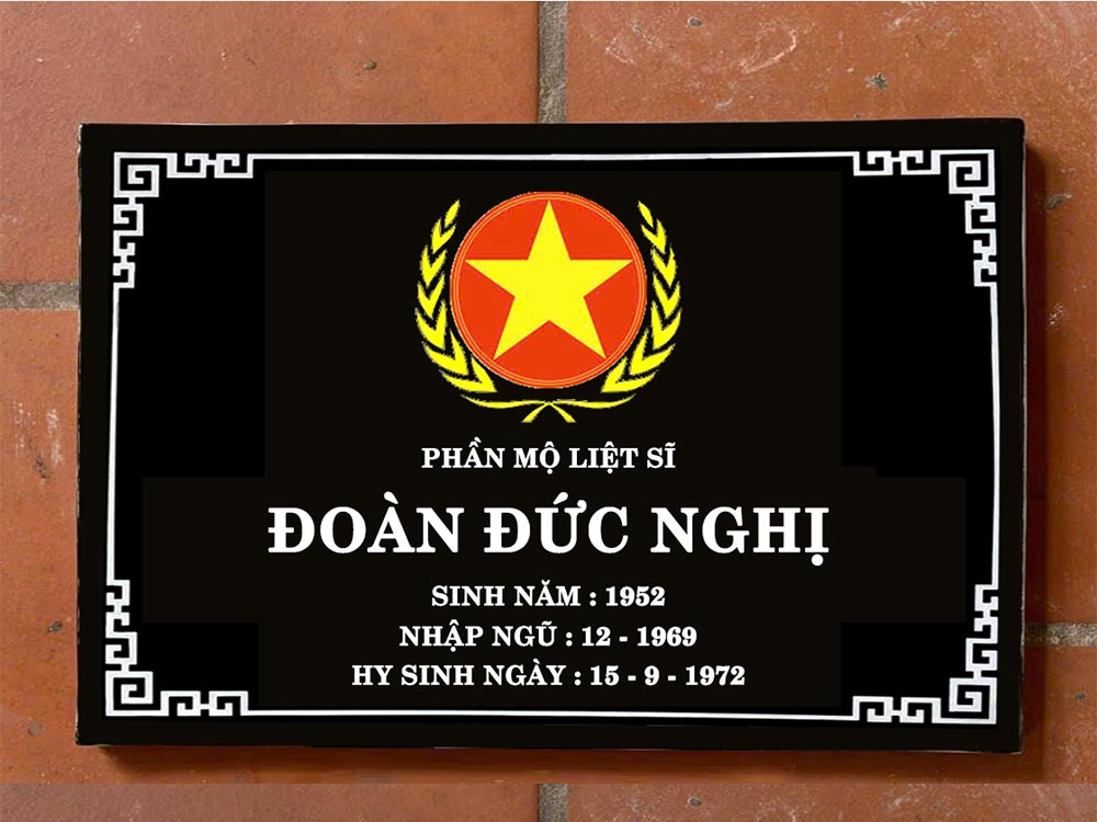 Bia mộ sứ Bát Tràng bền đẹp giá tốt mẫu mã đa dạng chuẩn phong thủy