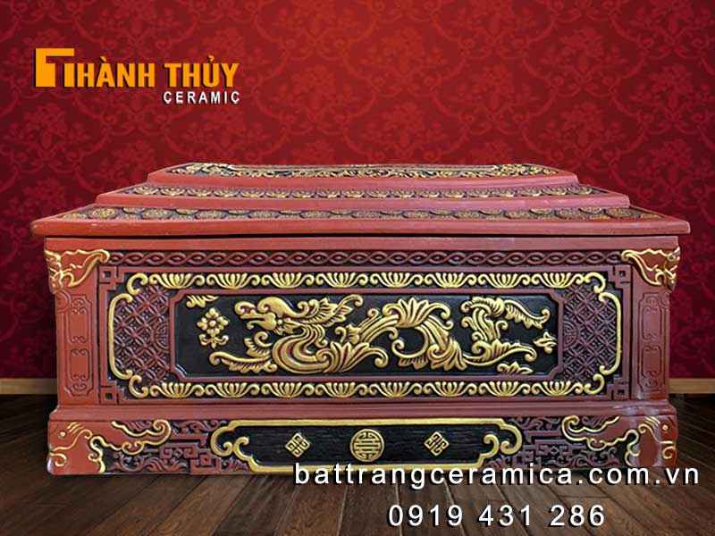 Bộ tiểu quách Vạn Thọ Kim Tiền Bát Tràng tinh xảo sang trọng