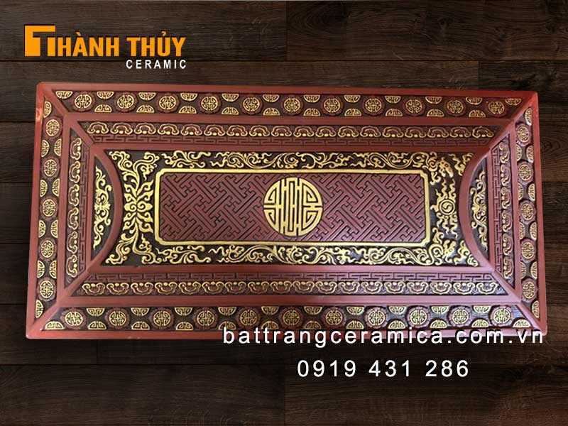 Bộ tiểu quách Vạn Thọ Kim Tiền Bát Tràng tinh xảo sang trọng