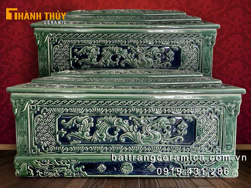 Bộ Tiểu Quách Sứ Vạn Thọ Kim Tiền Hoàng Mộc Chính Hãng Giá Tốt