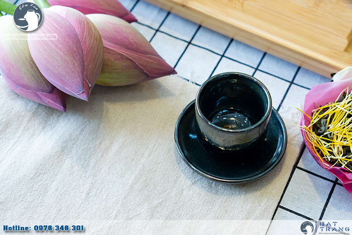 Ấm chén men hỏa biến Bát Tràng sang trọng quà tặng độc đáo