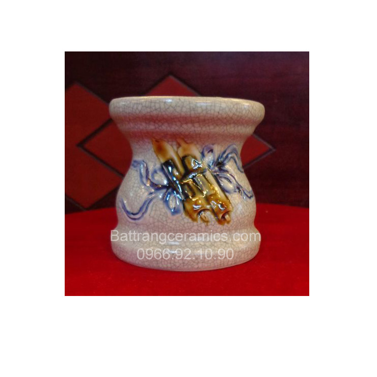 Đế nến cuốn thư rạn nổi S2 7cm siêu đẹp giá tốt 
