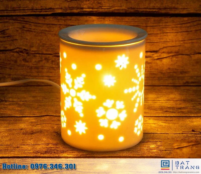 Đèn Xông Tinh Dầu Gốm Sứ Bát Tràng - Trang Trí & Thơm Phòng