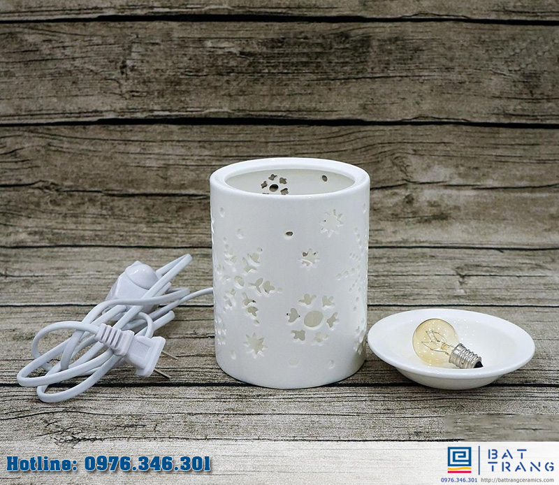 Đèn Xông Tinh Dầu Gốm Sứ Bát Tràng - Trang Trí & Thơm Phòng