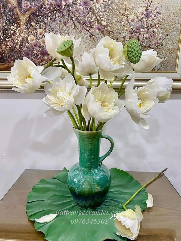 Lọ hoa men hỏa biến H30cm đẹp sang trọng đẳng cấp gốm sứ Bát Tràng 