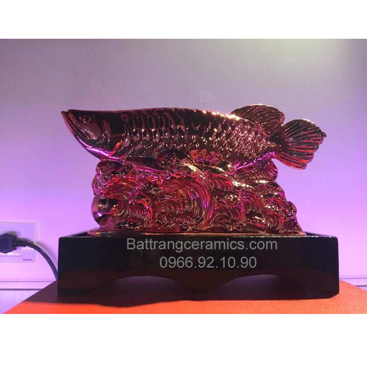 Bộ 3 cá long phong thủy vàng bạc đỏ ruby tặng vận may tài lộc Bộ 3 cá long phong thủy vàng bạc đỏ ruby tặng vận may tài lộc