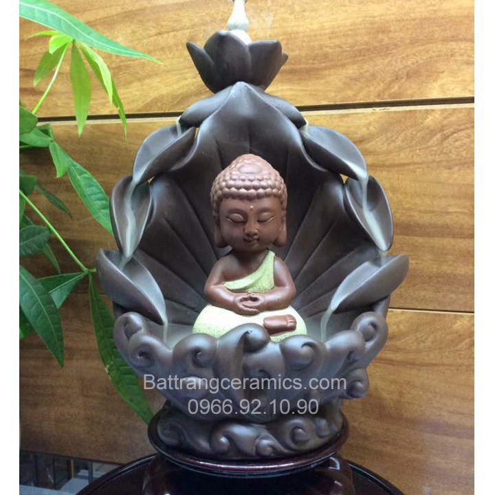 Tượng đốt trầm số 02 Tụ khí phong thủy Tẩy uế may mắn gia đình 