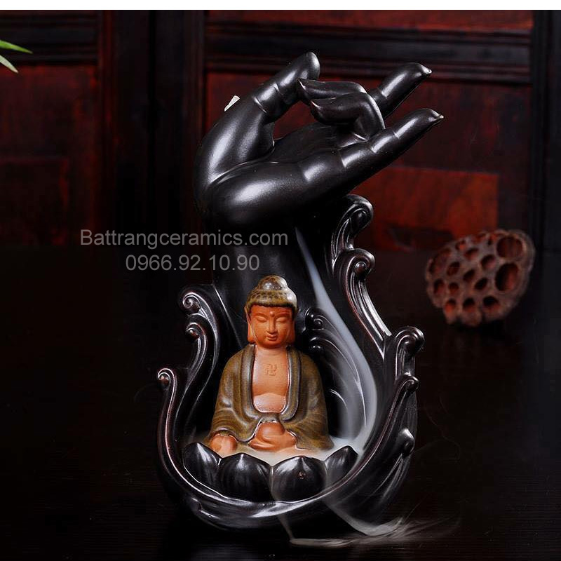 Tượng đốt trầm số 08 tăng tài lộc phong thủy may mắn