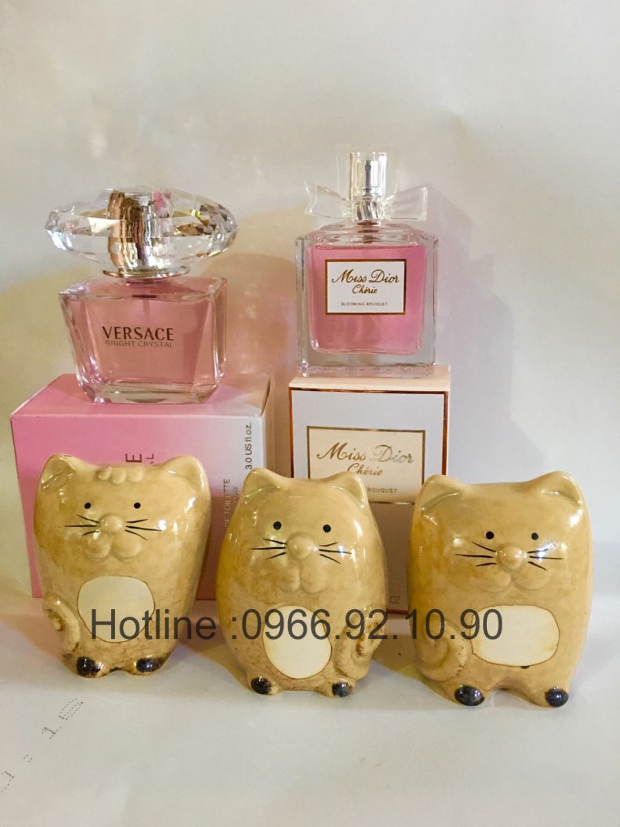 Mèo ngố 3 ae gốm men dễ thương quà tặng độc đáo giá tốt 