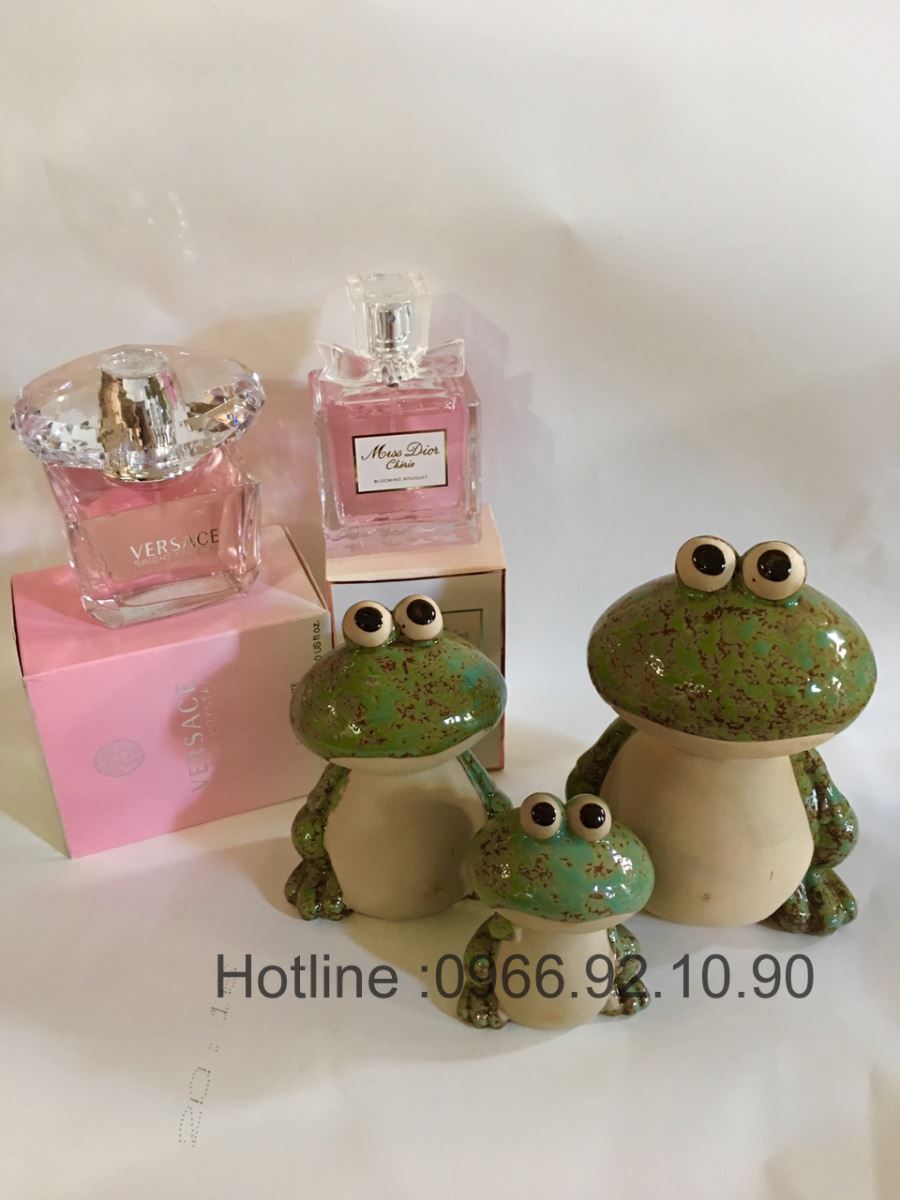 Gia đình ếch cốm bộ tượng sứ cao cấp quà tặng độc đáo