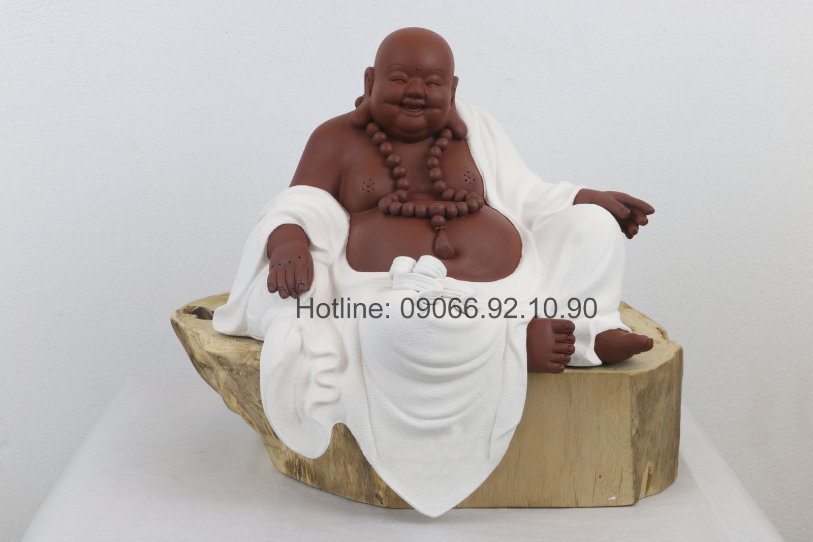 Tượng Di Lặc Hoan Hỉ may mắn tài lộc cao 24,5cm đẹp